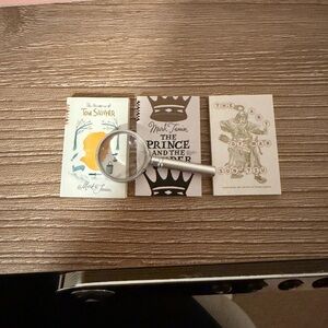 Mini Brands Books - Book Set of three with Magnifying Glass